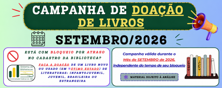 Campanha de Doação de Livros Setembro/2026